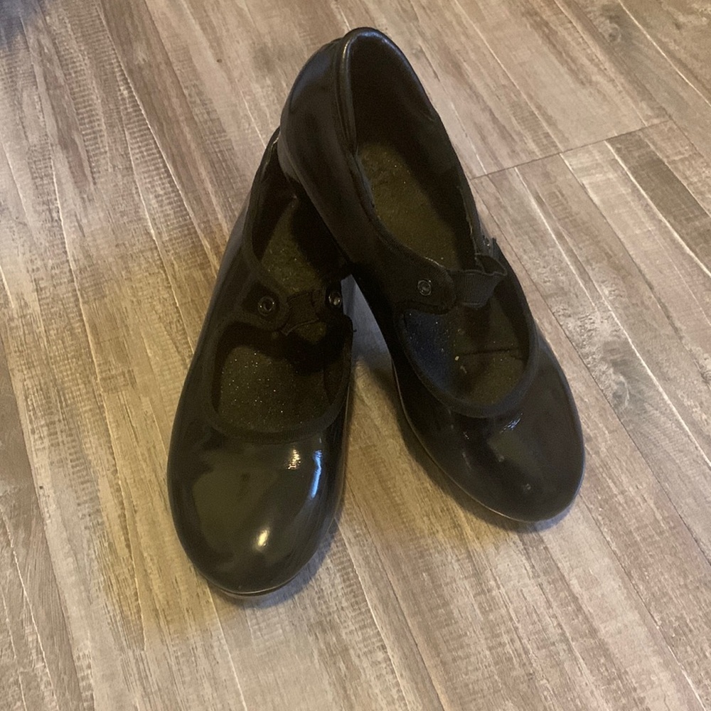 Balera Black Tap Shoe. Size 3.5A M Style:B60